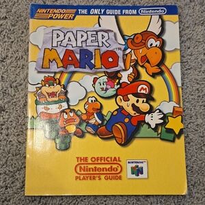 Nintendo Paper Mario Guide – Yellow & Blue Cover